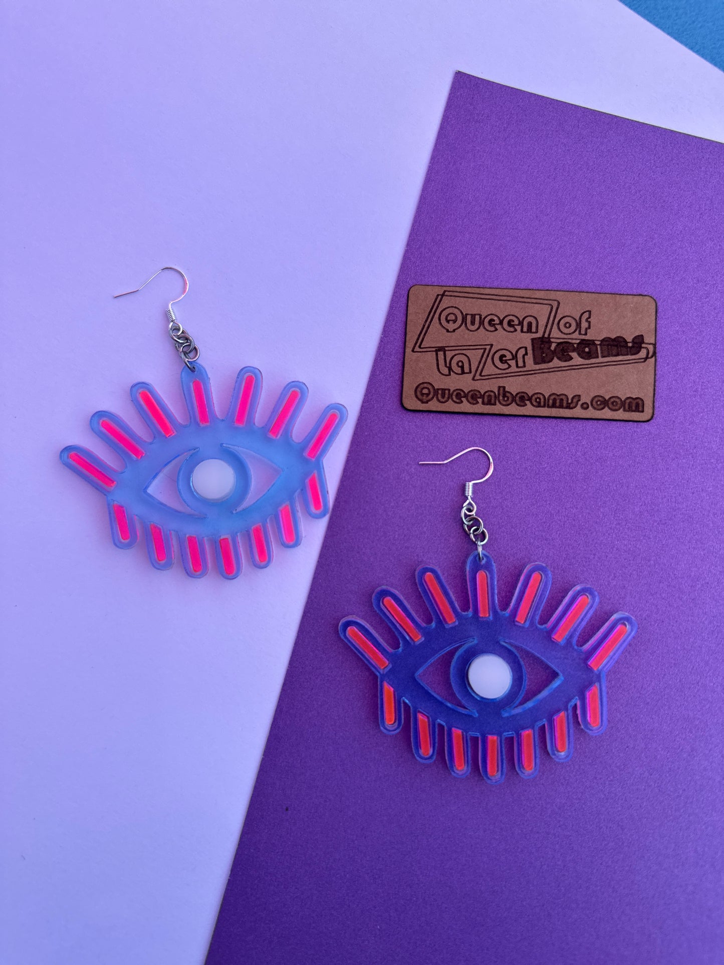 Rainbow Eye Earrings