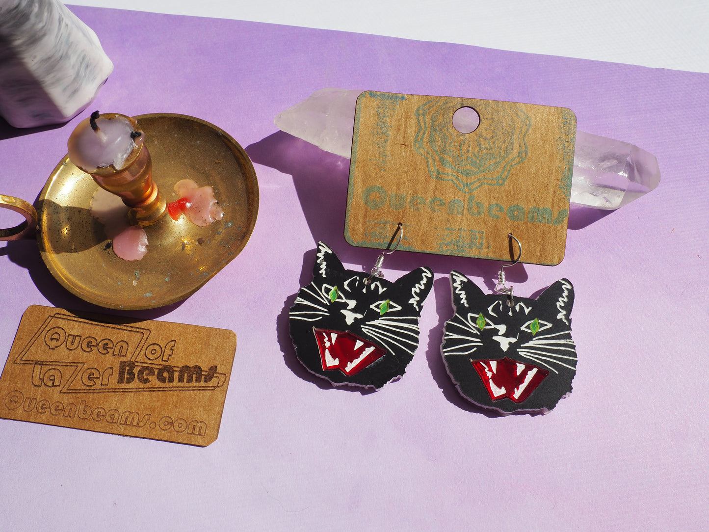 Familiar Feline Earrings