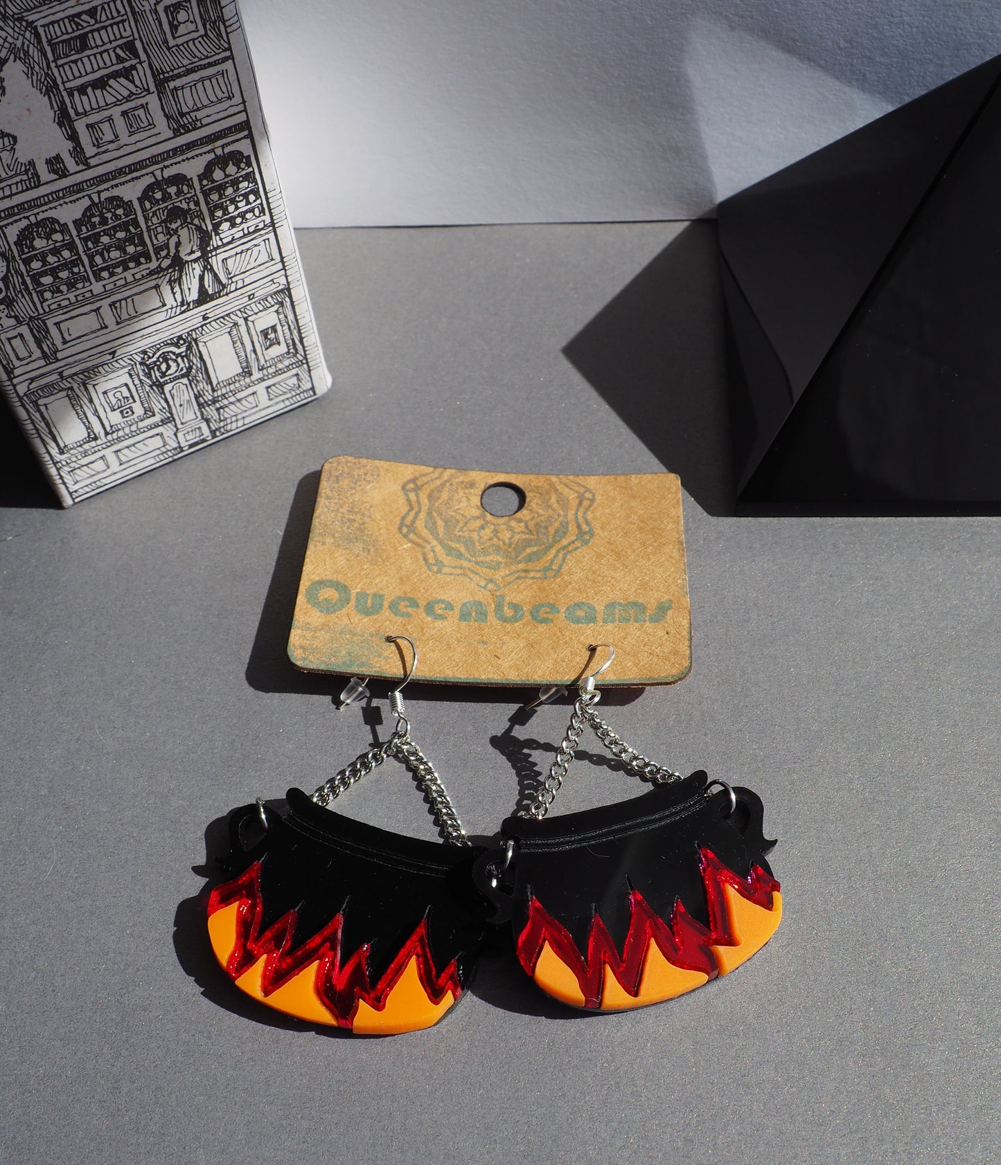 Fiery Cauldron Earrings