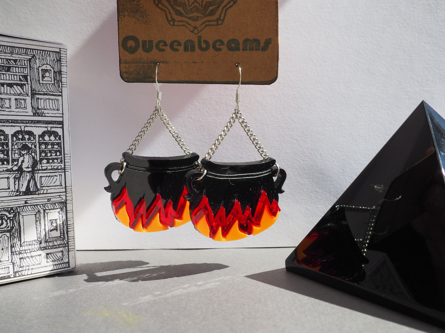 Fiery Cauldron Earrings