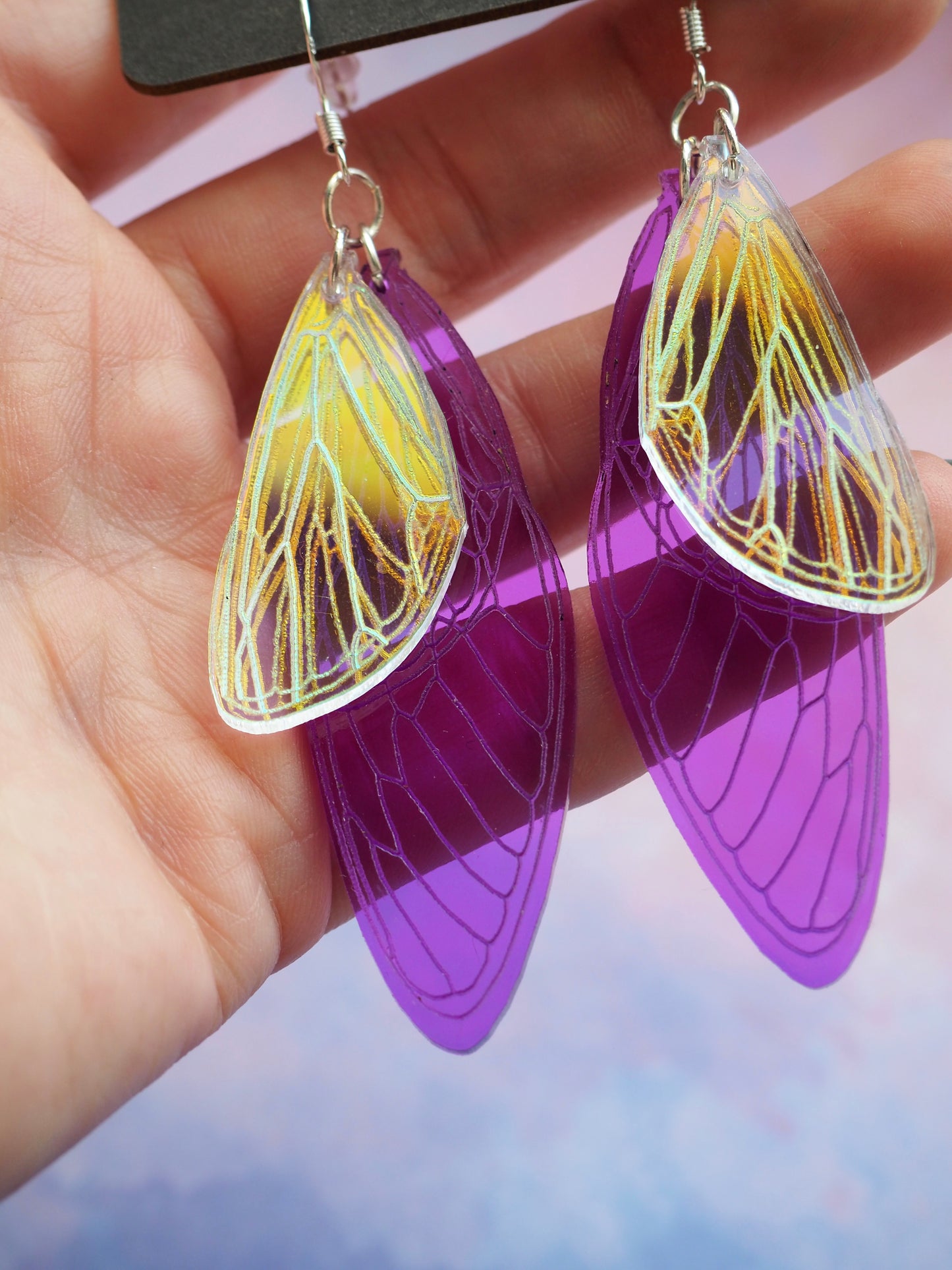 Cicada Wing Earrings