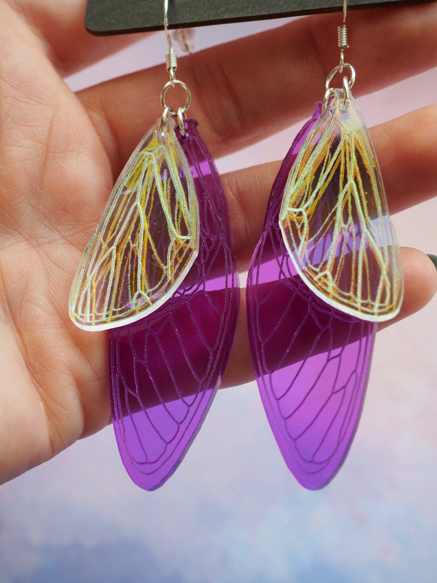 Cicada Wing Earrings