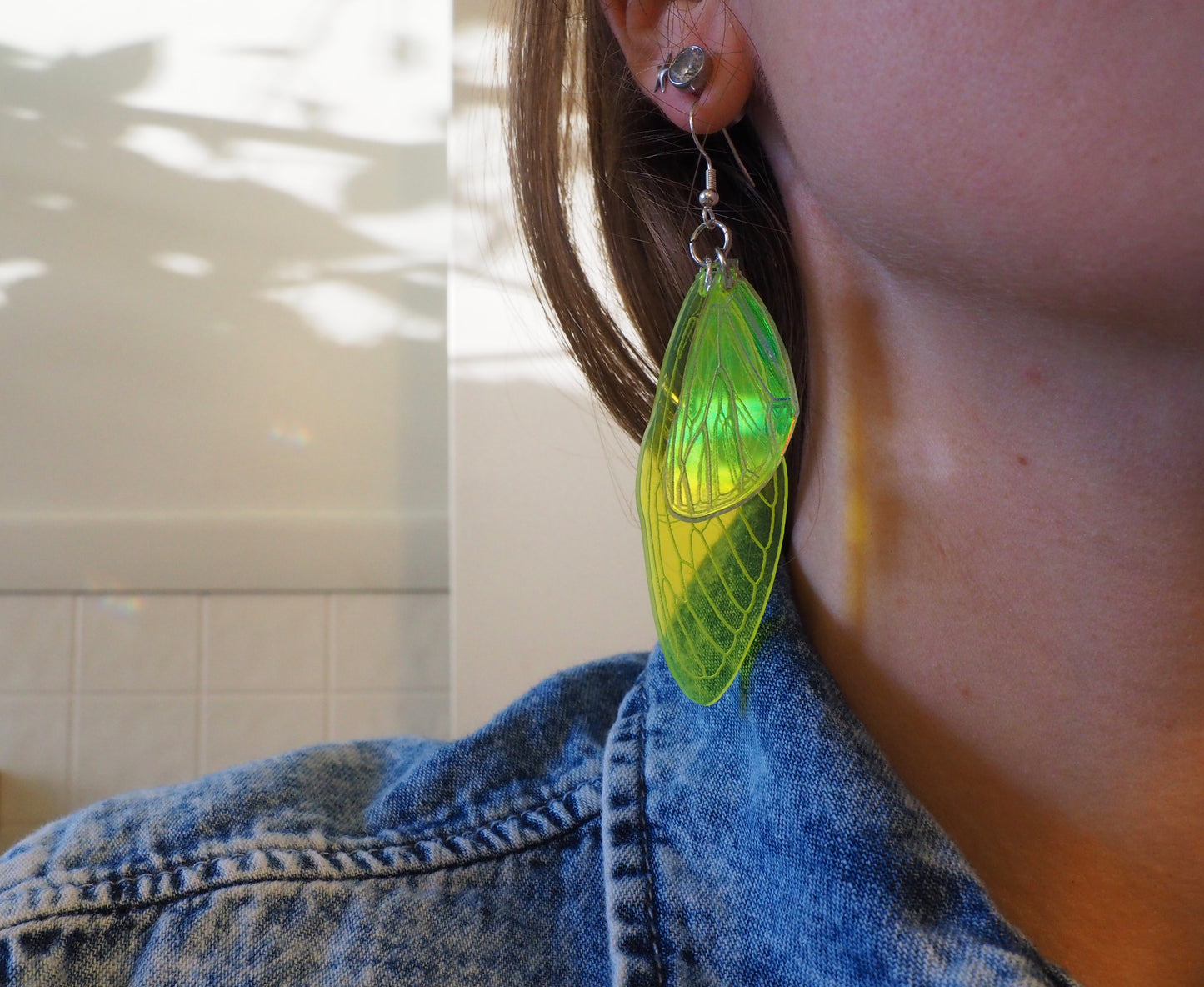 Cicada Wing Earrings