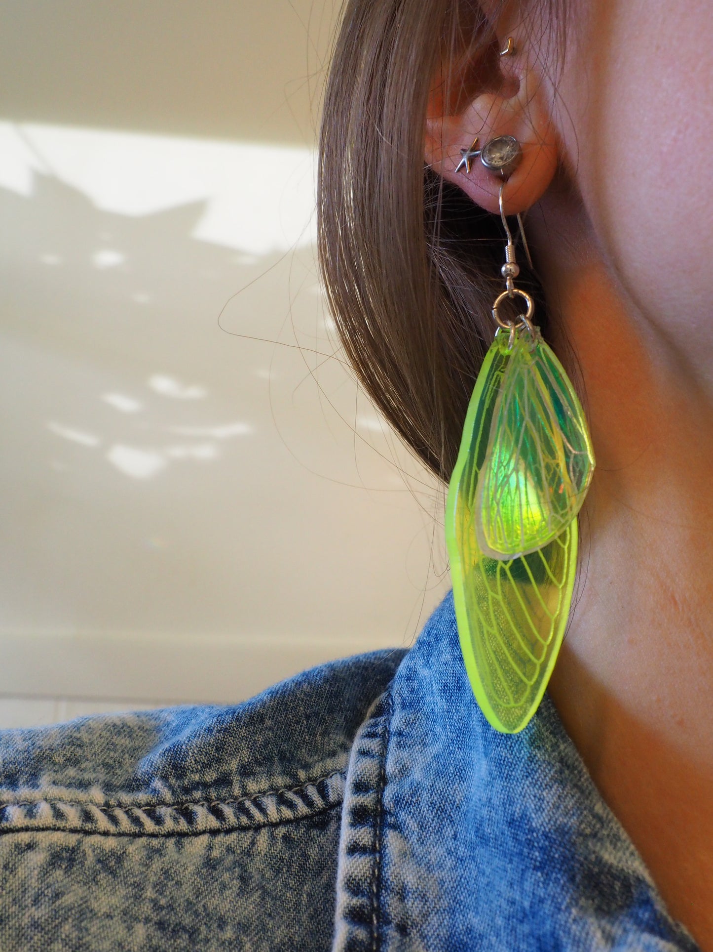 Cicada Wing Earrings