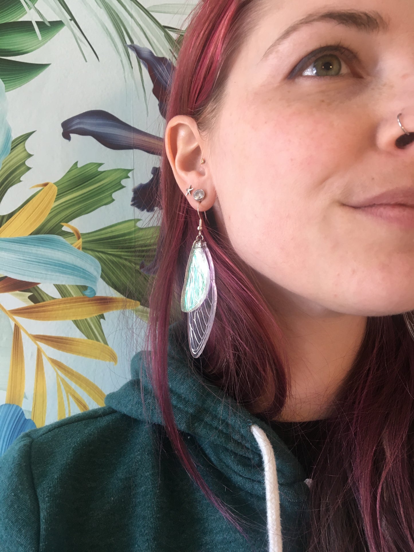 Cicada Wing Earrings