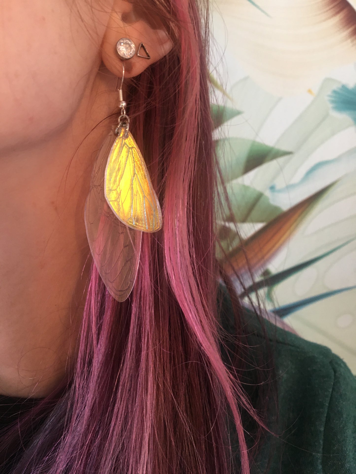 Cicada Wing Earrings