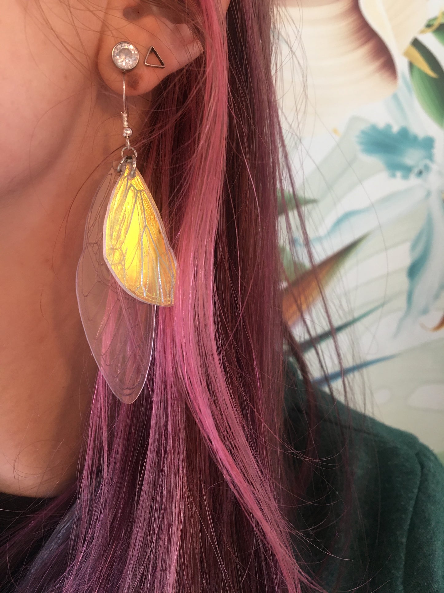 Cicada Wing Earrings