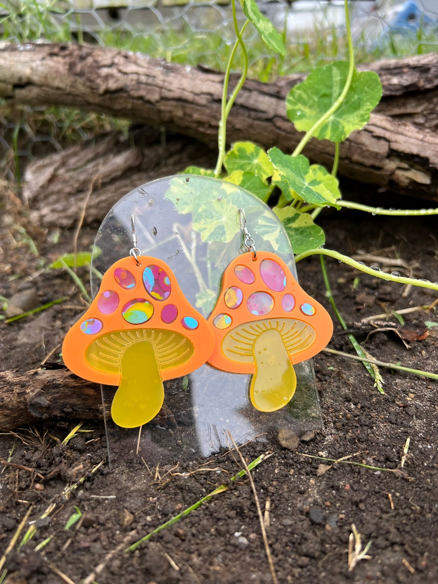 Groovy Mushroom Earrings