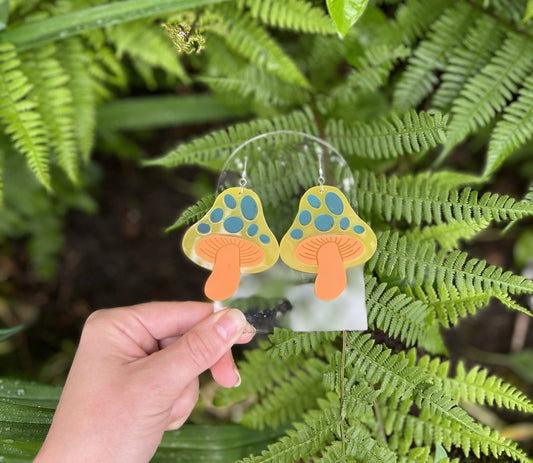 Groovy Mushroom Earrings